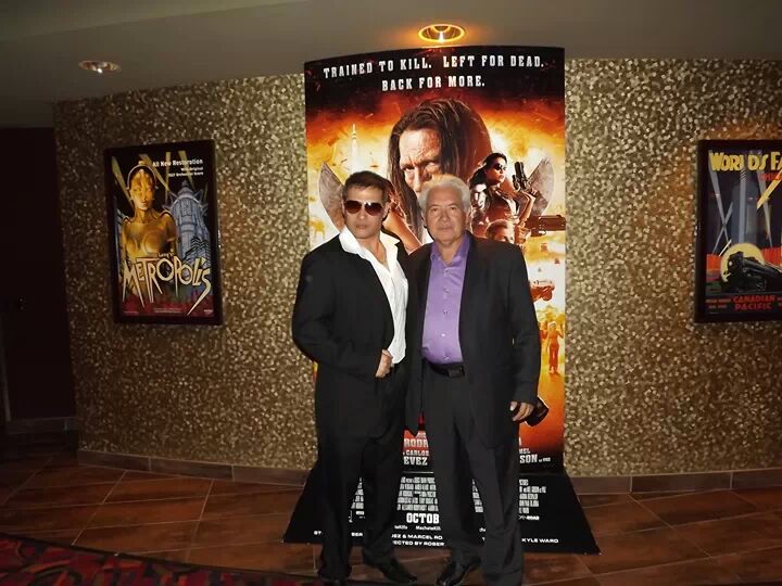 Rick Lee with friend and actor Pablo Esparza from Machete Kills