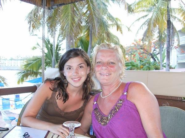 Mom and I in St. Thomas