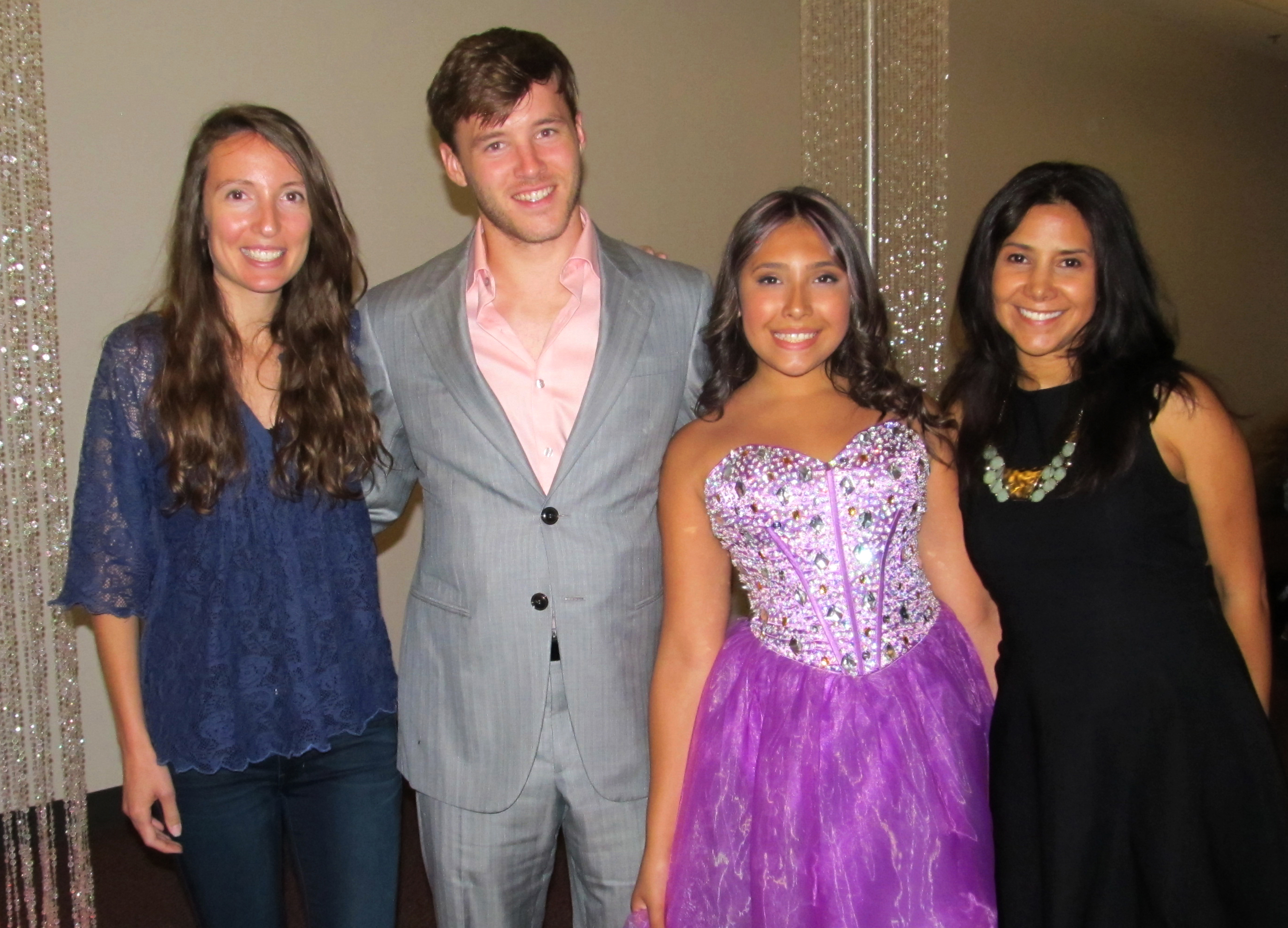 Producer Melissa Hoppe, Director Bennett Lasseter, Kristina Hernandez, Liana Arauz