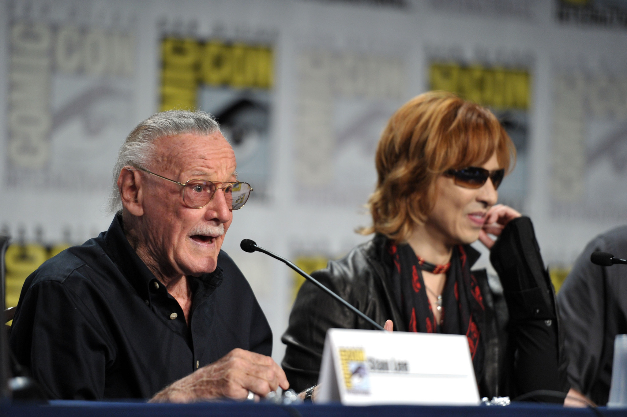 Yoshiki and Stan Lee