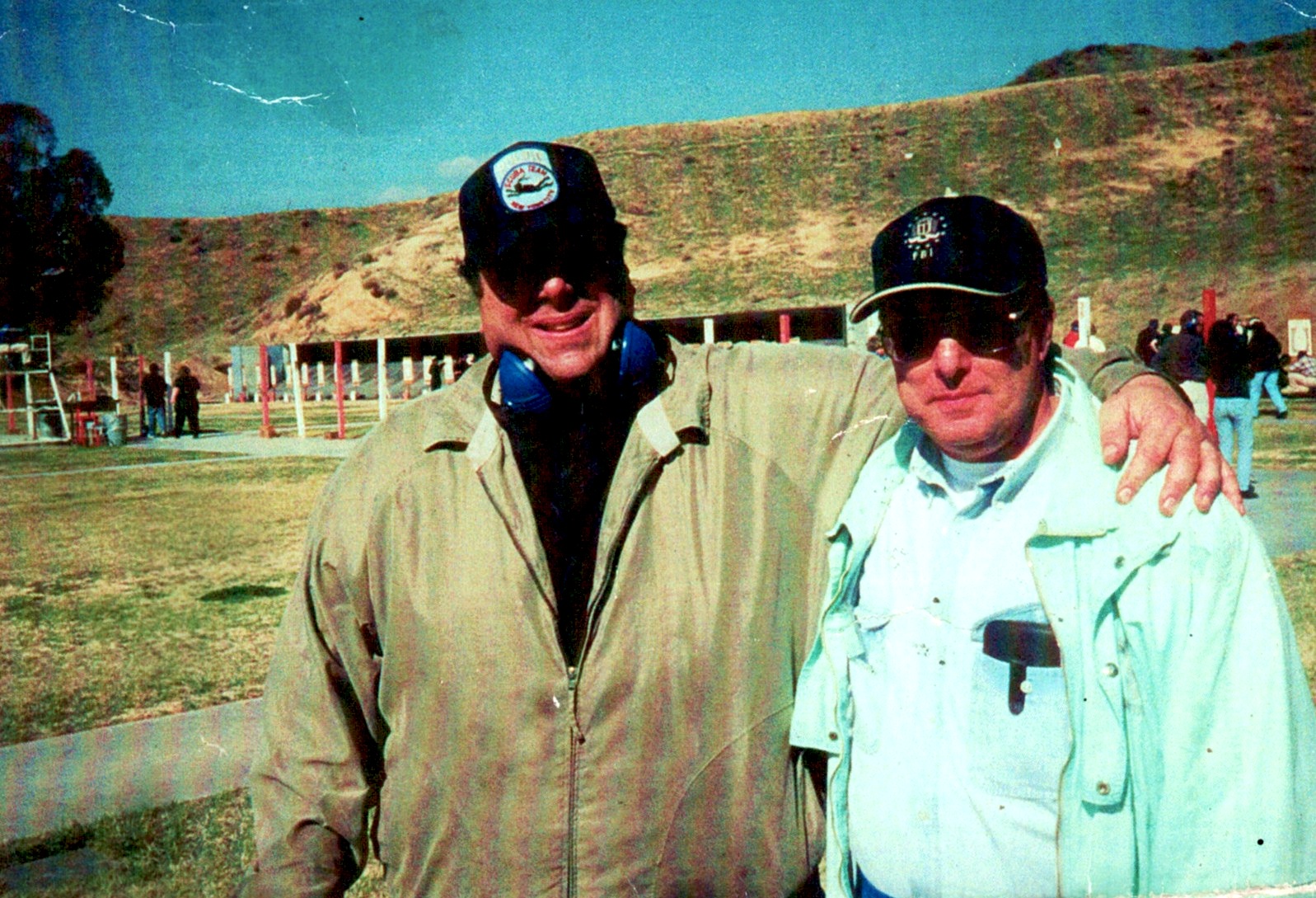 Bob Debrino & William Friedkin at the FBI shooting range
