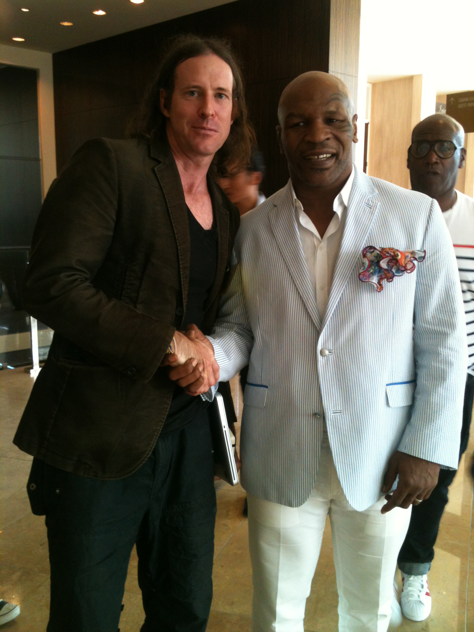 Yves Hofer and Mike Tyson (2013)