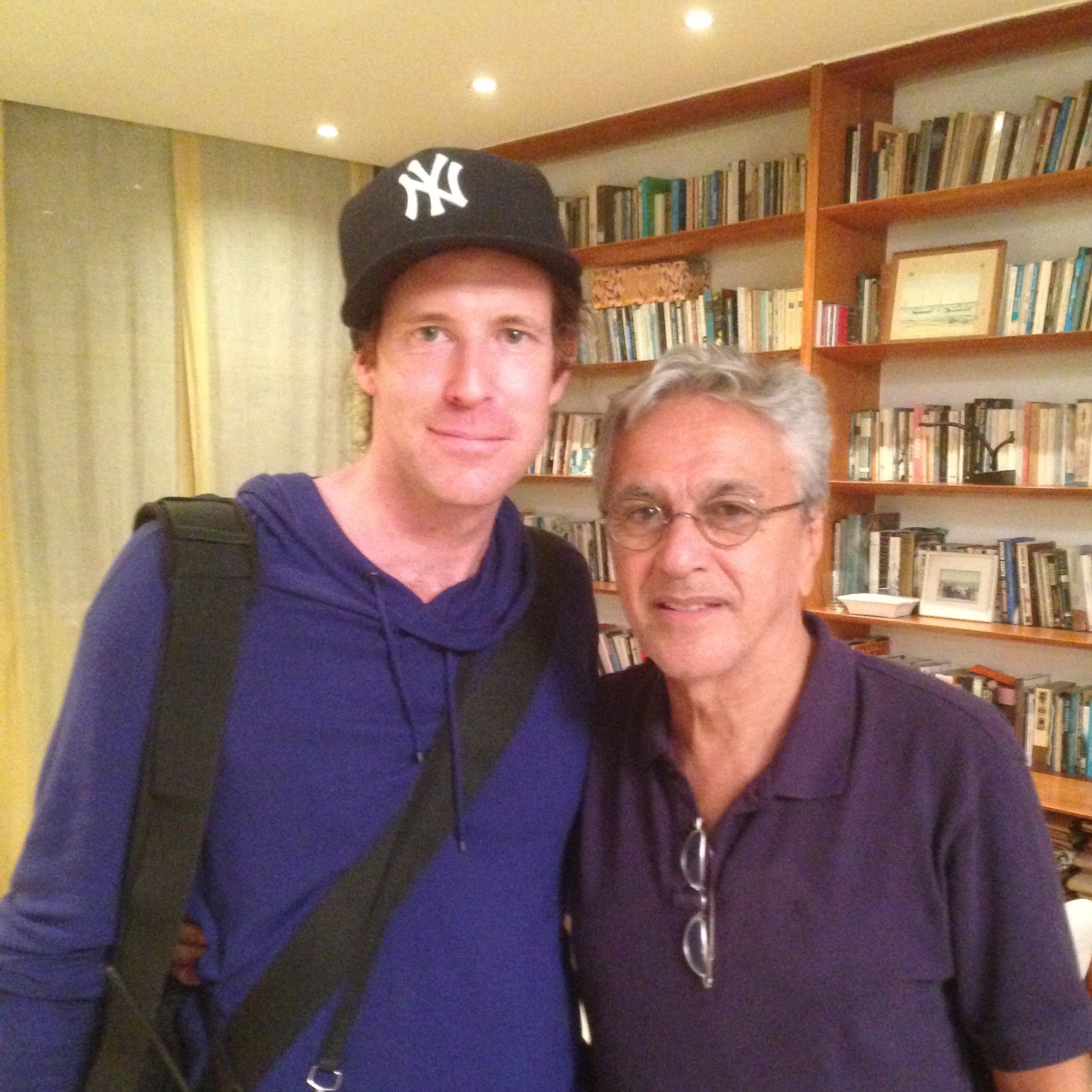 Yves Hofer and Caetano Veloso (2014)