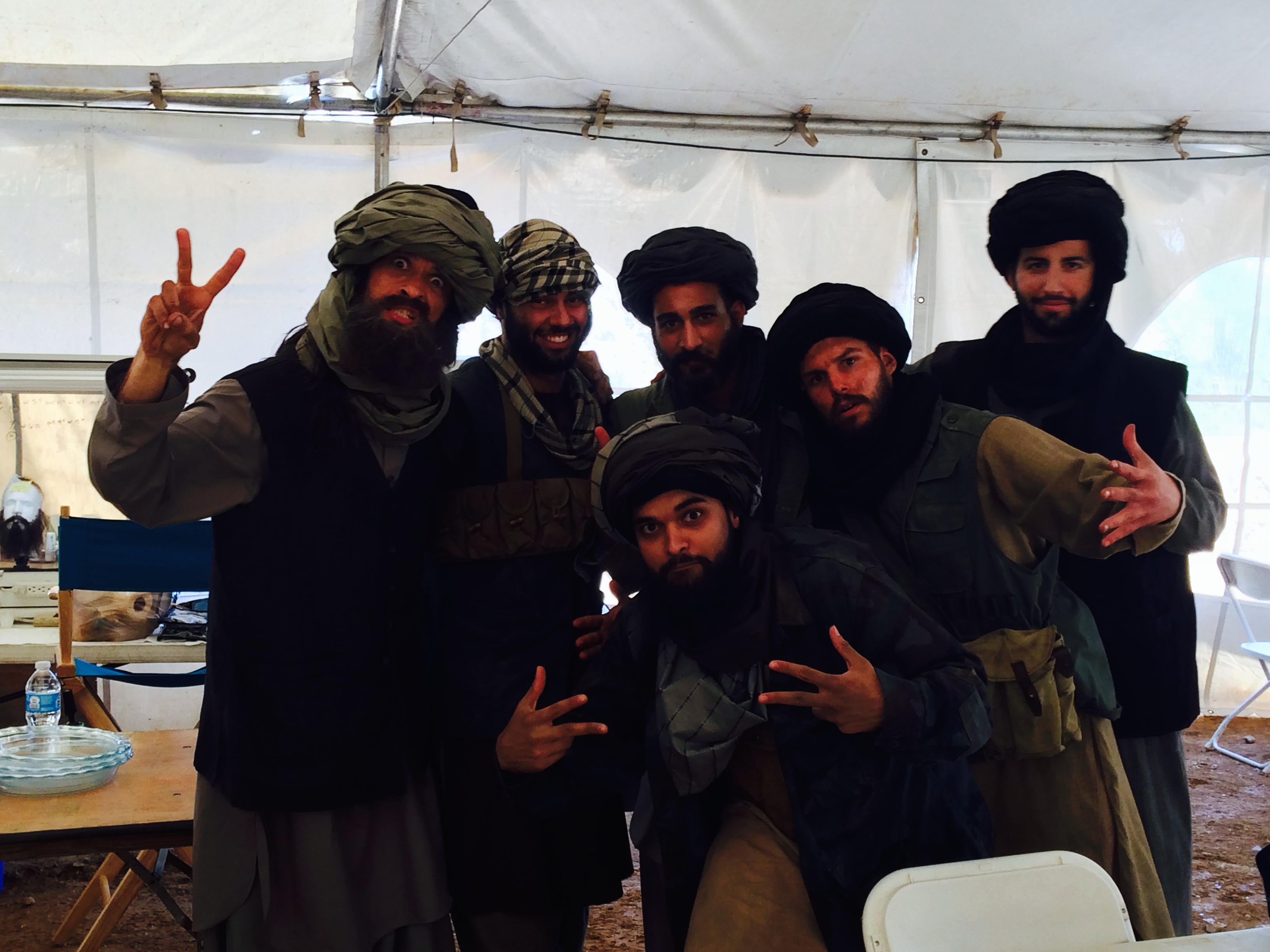 Taliban Fighters for the movie 