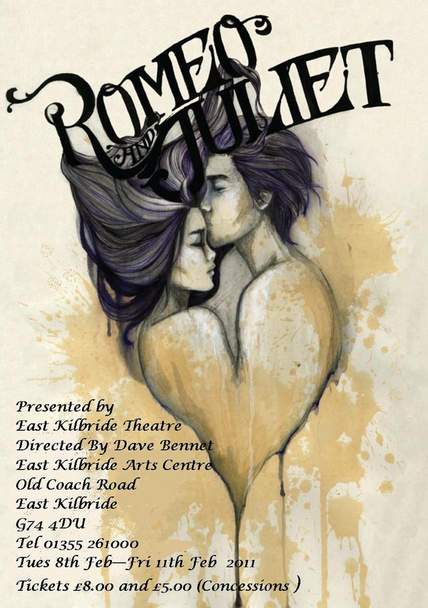 Rome & Juliet. Ryan John Monaghan & Sophie MacDonald In East Kilbride Theatre. Scotland