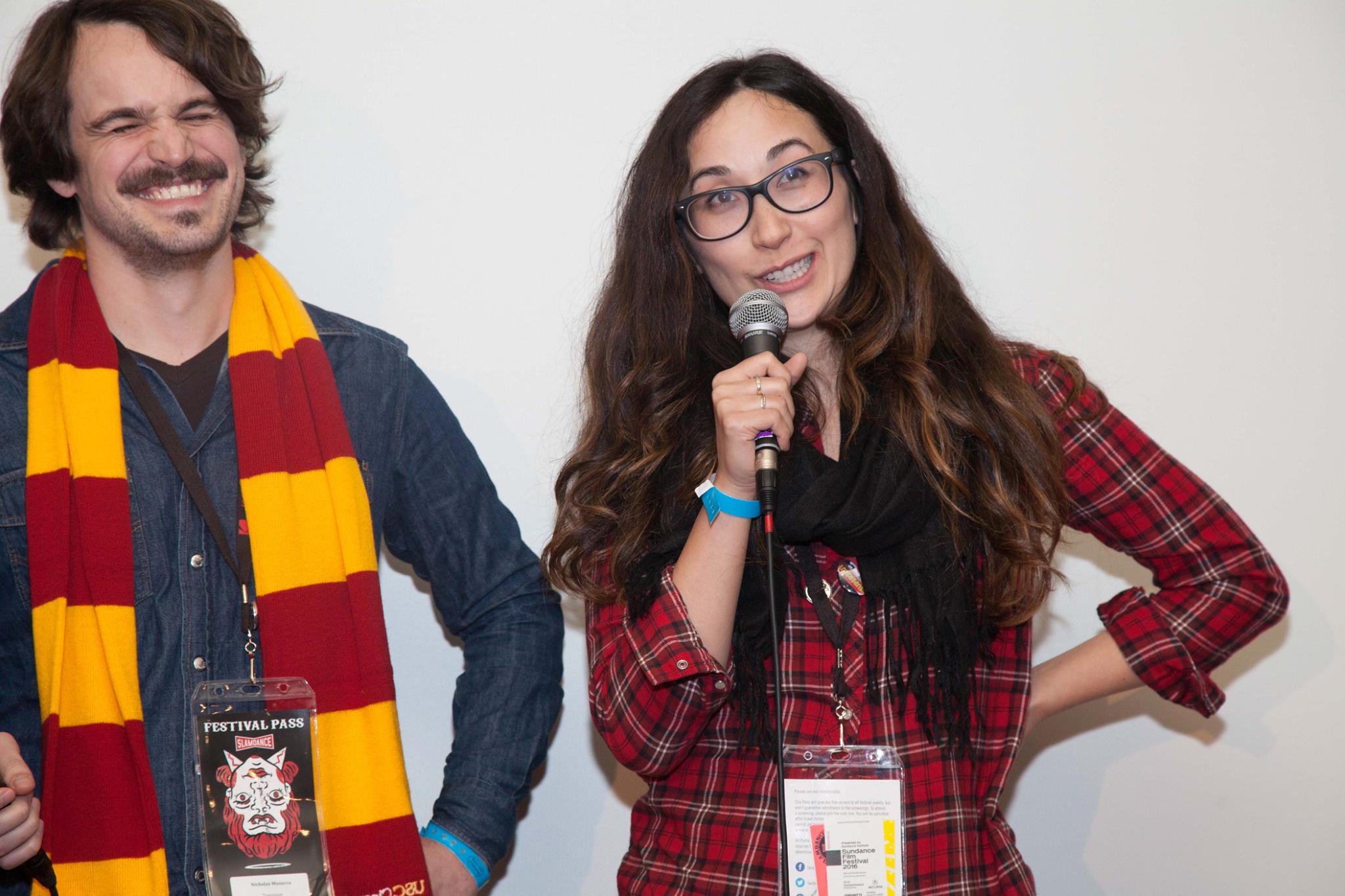 Jeanne Jo and Nick Musurca at Slamdance 2016