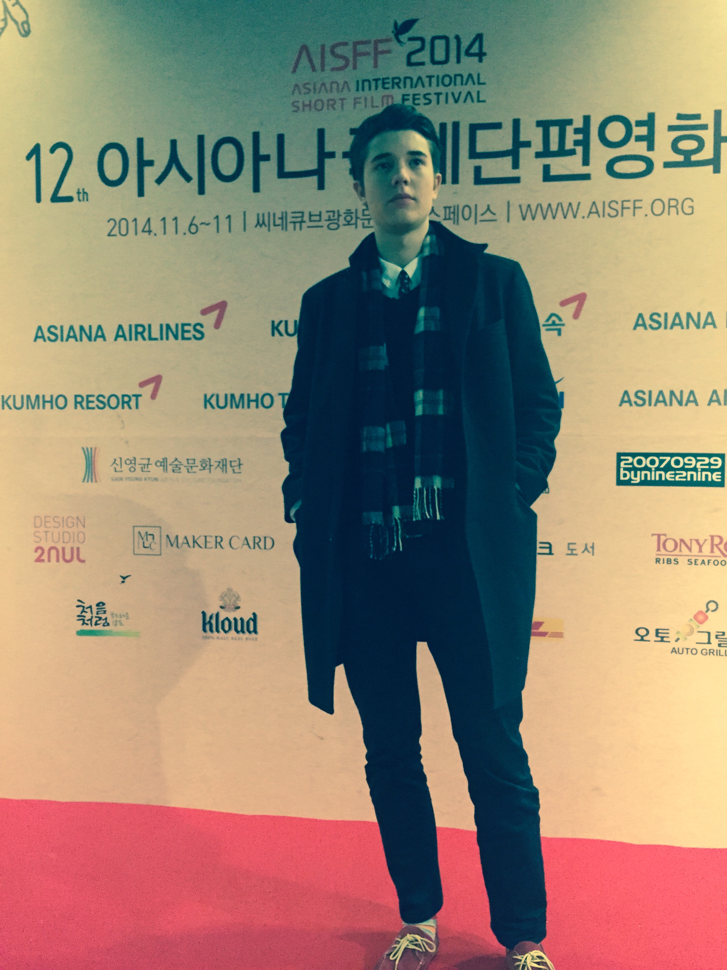 At the Closing of the 12th Asiana International Short Film Festival (AISFF 2014).