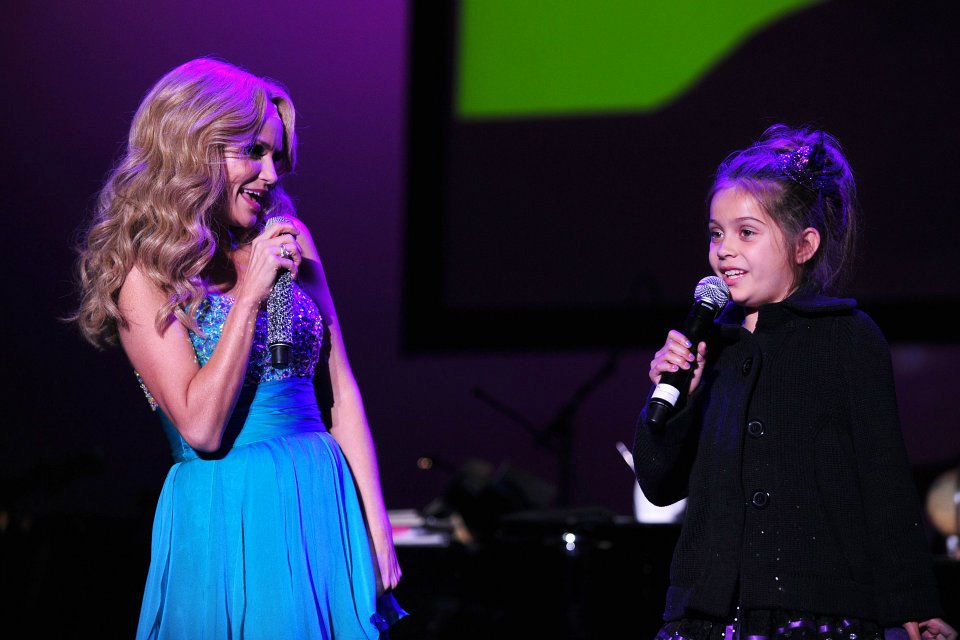 Emmy and Kristin Chenoweth, duet at the Greek Theater