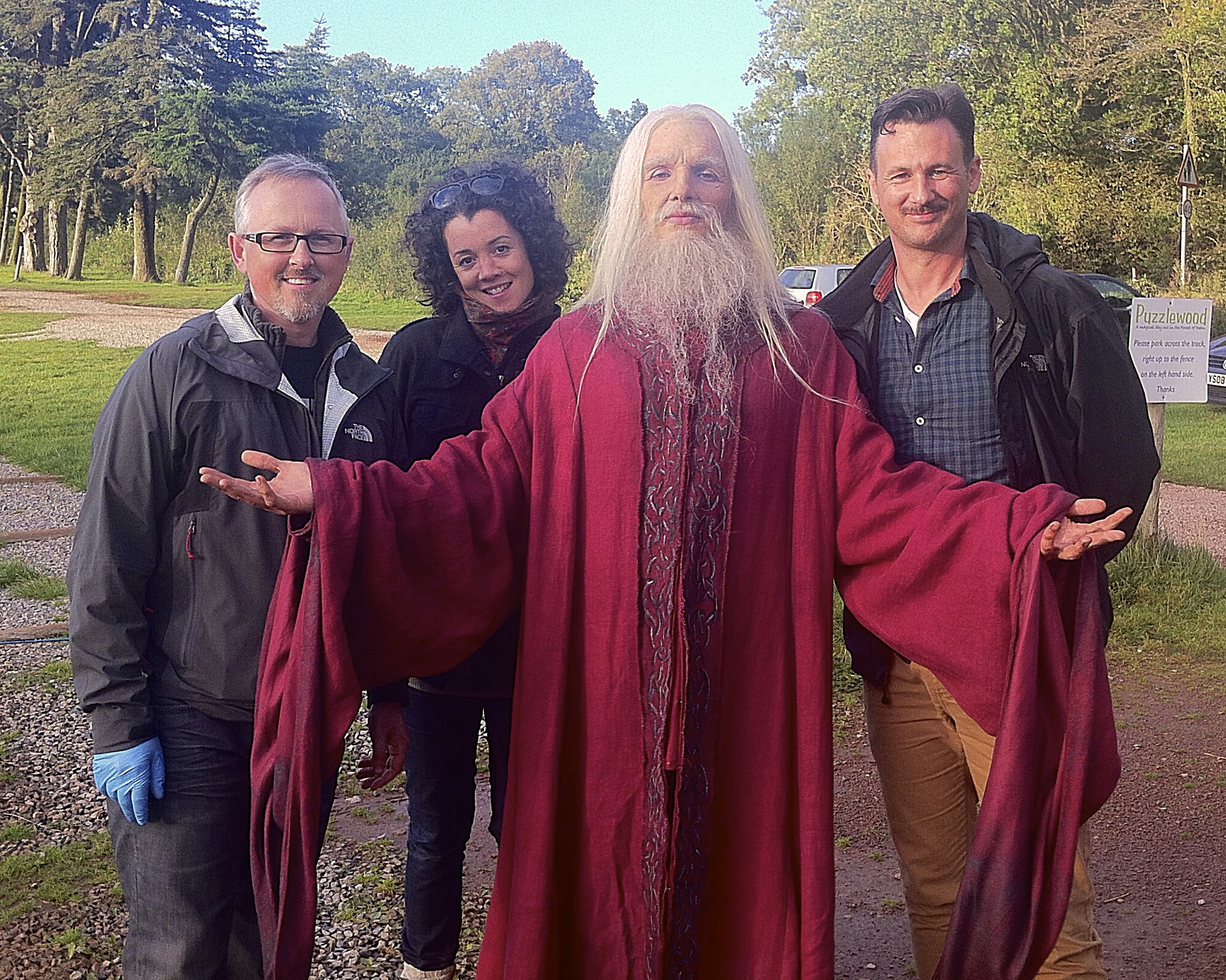 Makeup Crew fro Merlin Series V 2012