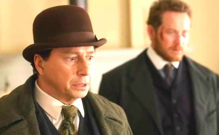 Still of Cole Hauser and Jeff Wincott as Marshal Hilliard in The Lizzie Borden Chronicles