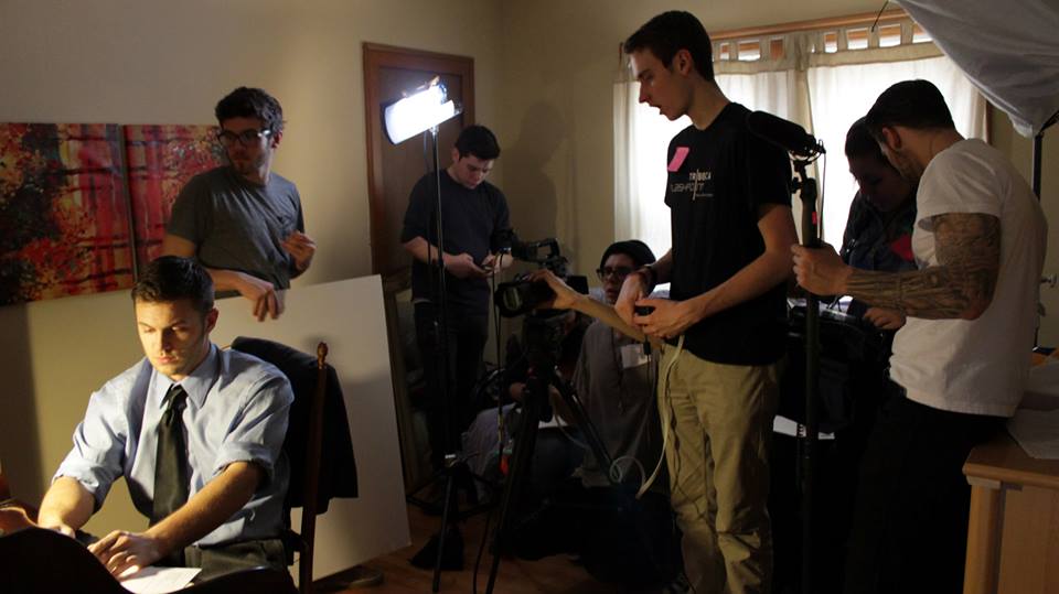 Mat Barnard and crew behind the scenes on Bolgia 6