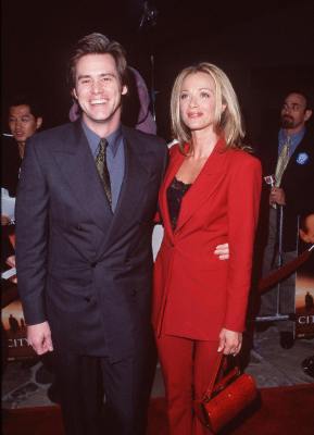 Jim Carrey and Lauren Holly at event of City of Angels (1998)