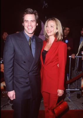 Jim Carrey and Lauren Holly at event of City of Angels (1998)