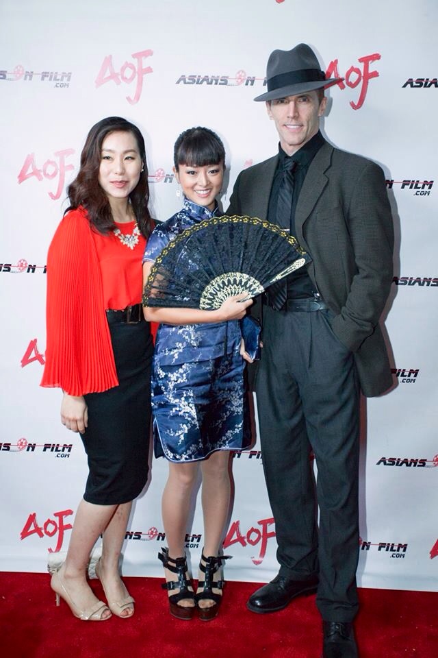 Melodie Shih and Kiki Sukezane at Asians On Film Holloween Red Carpet Event