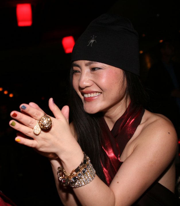 Actress Nina Xining Zuo @ a premiere party, photo taken by journalist/press photographer - susan li.