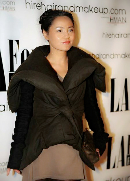 Nina Xining Zuo attending 8TH Annual LA Femme International Film Festival red carpet grand opening night gala, hollywood, california oct 11, 2012