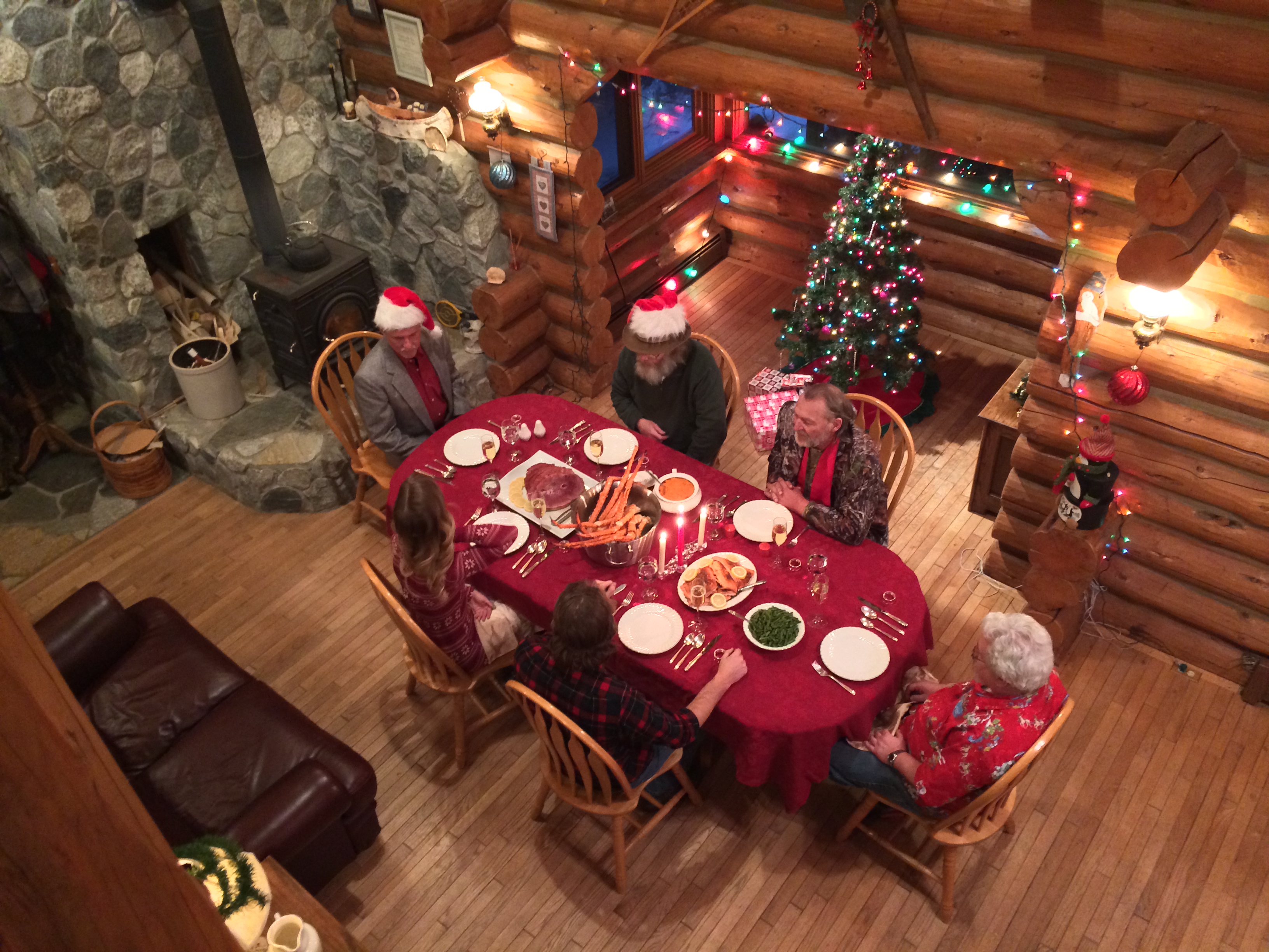 production designed this christmas feast for wild west guns christmas special in 2013