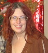 Dana Rose Crystal, glasses #2 at holiday time, 2009