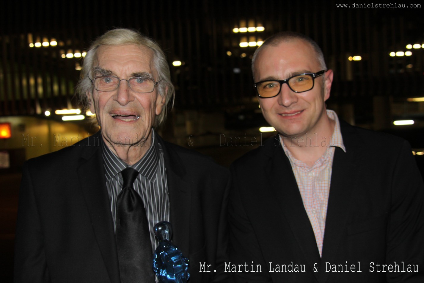Martin Landau & Daniel Strehlau during MEIR`S FESTIVAL documentary production