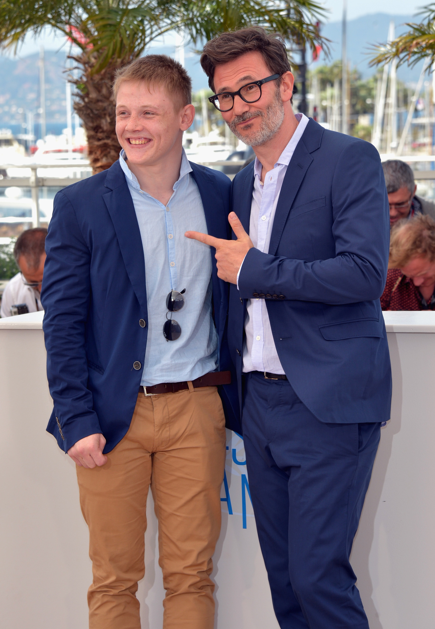 Michel Hazanavicius and Maksim Emelyanov at event of The Search (2014)