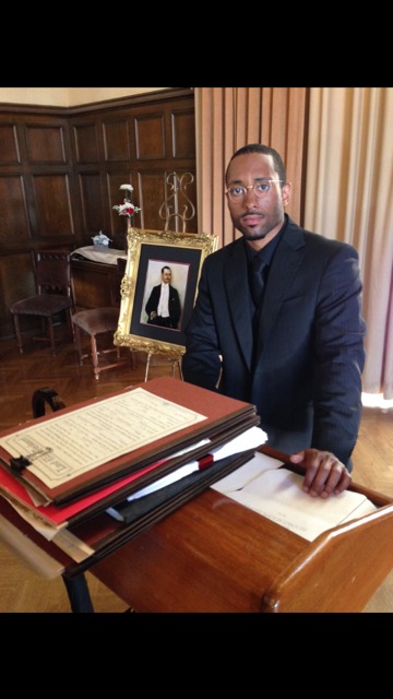 Maceo Fisher playing the role of Charles Mason in 