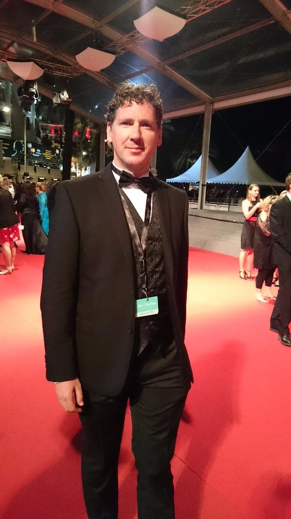 On the red carpet at the Cannes Film Festival