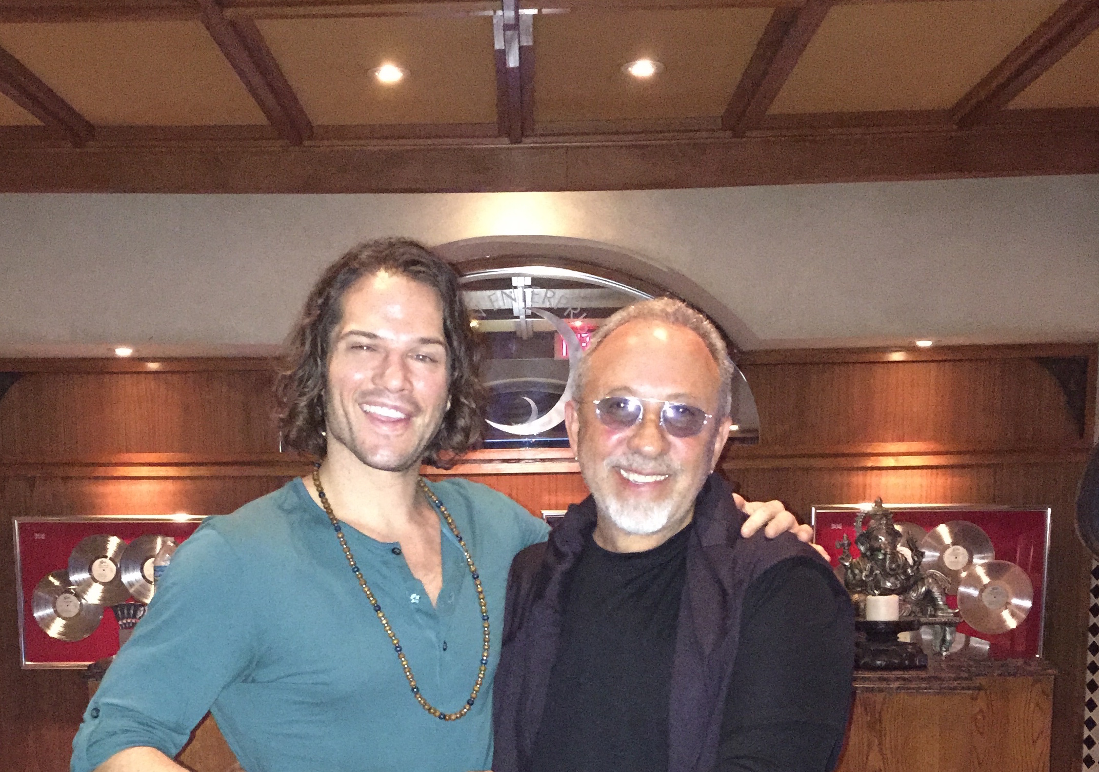 Evan_Charles_In_The_Studio_with_Emilio_Estefan