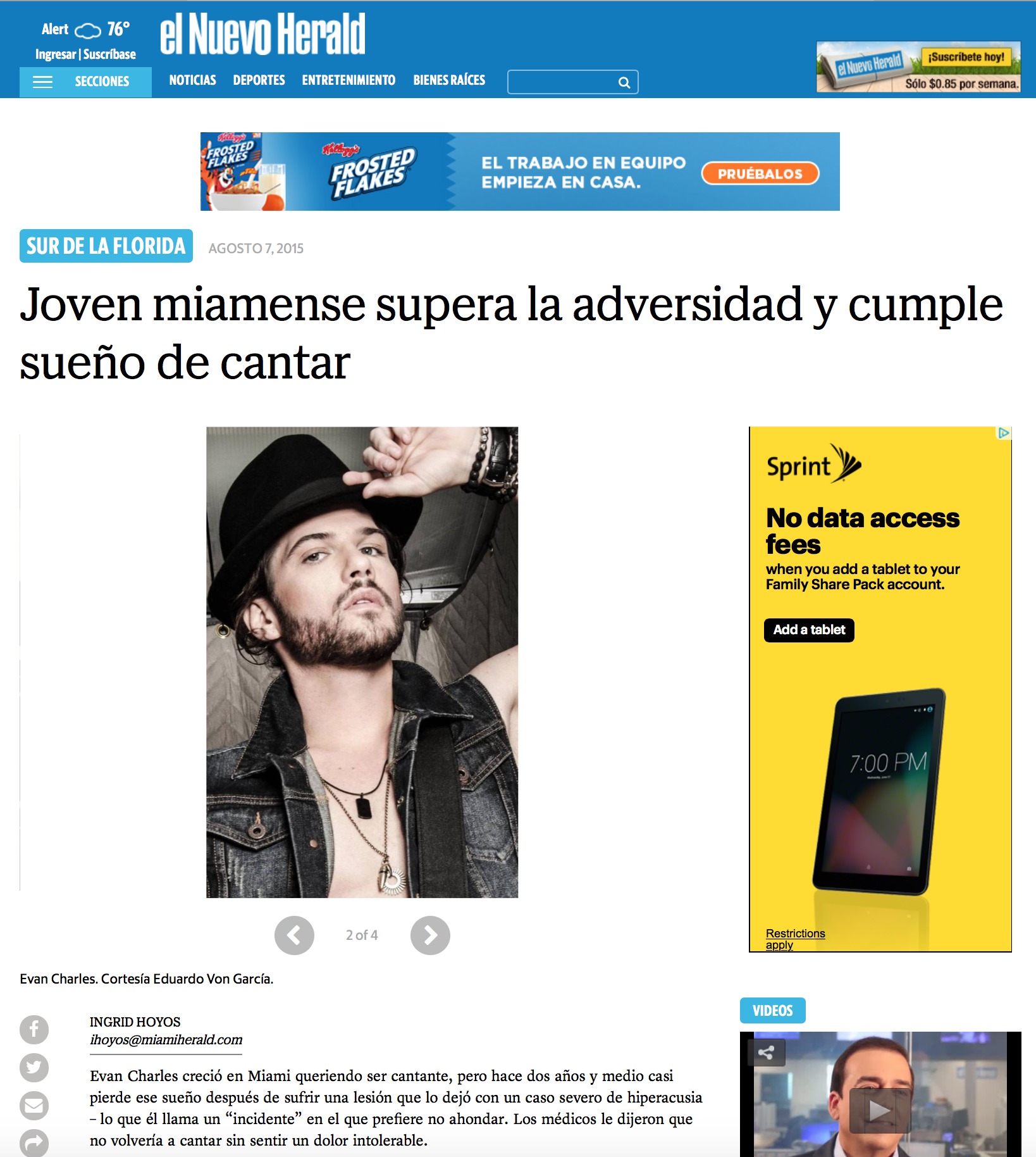 Evan_Charles_El_Nuevo_Herald_Article_Page_1