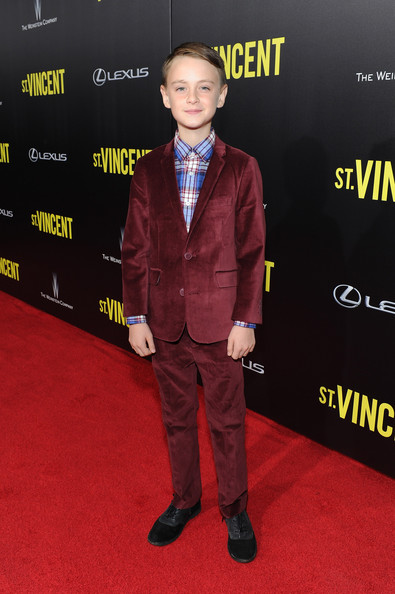 Jaeden Lieberher at St. Vincent premiere in New York