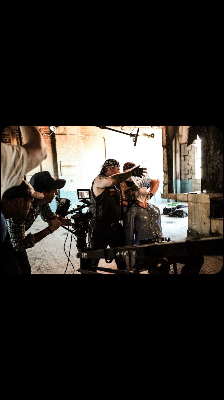 Jeremy Ninaber as Jacob Bradley being tortured in water boarding scene