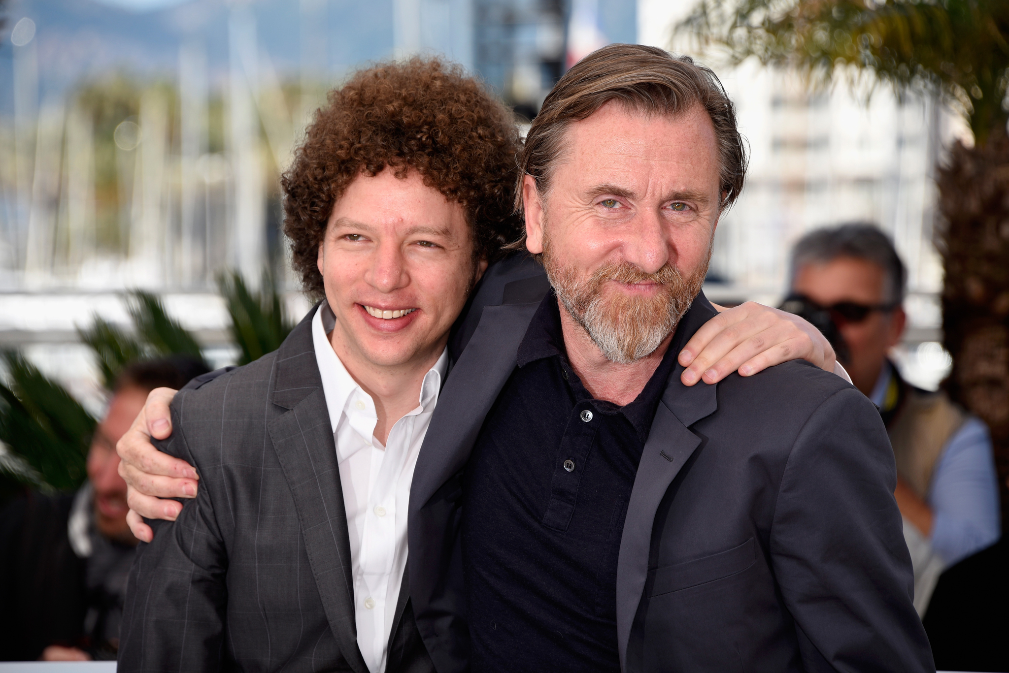 Tim Roth and Michel Franco at event of Chronic (2015)