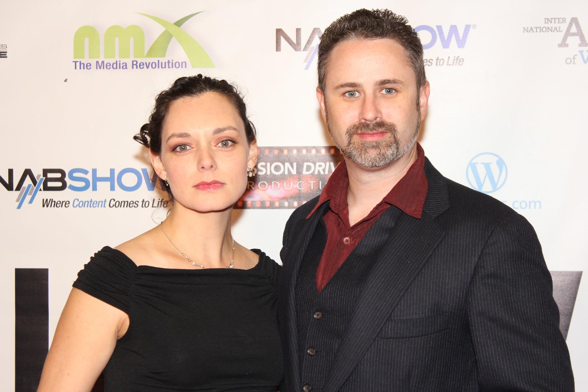 Ed Robinson & Jodie Younse at the 2015 IAWTV Awards