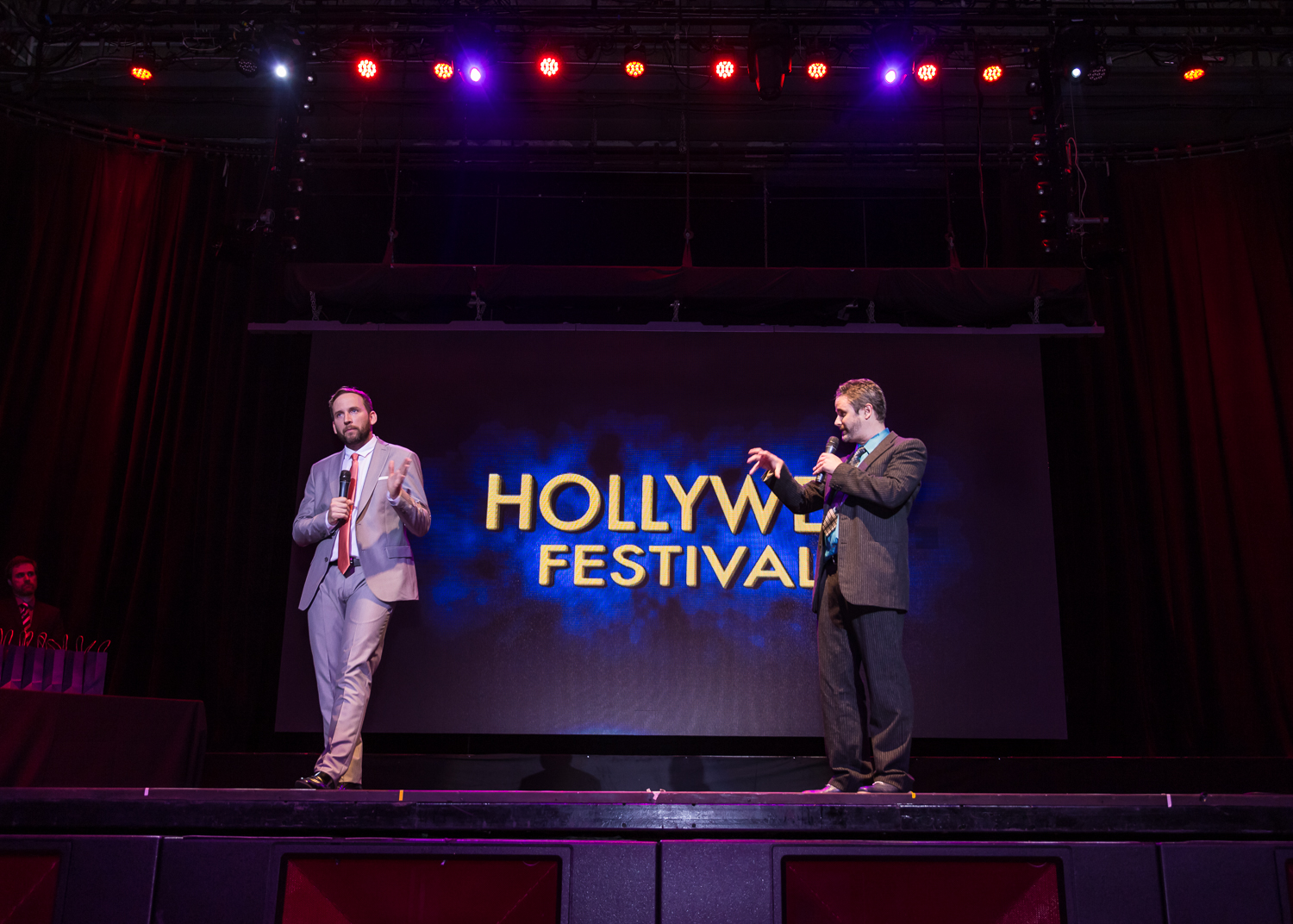 Ed Robinson & Ron Hanks host the 2015 Hollyweb Festival Awards