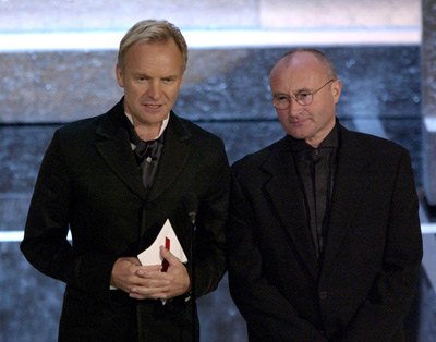 Sting and Phil Collins
