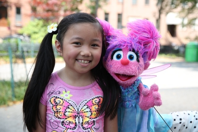 Raina Cheng, muppet-Abby Cadabby. Sesame Street 
