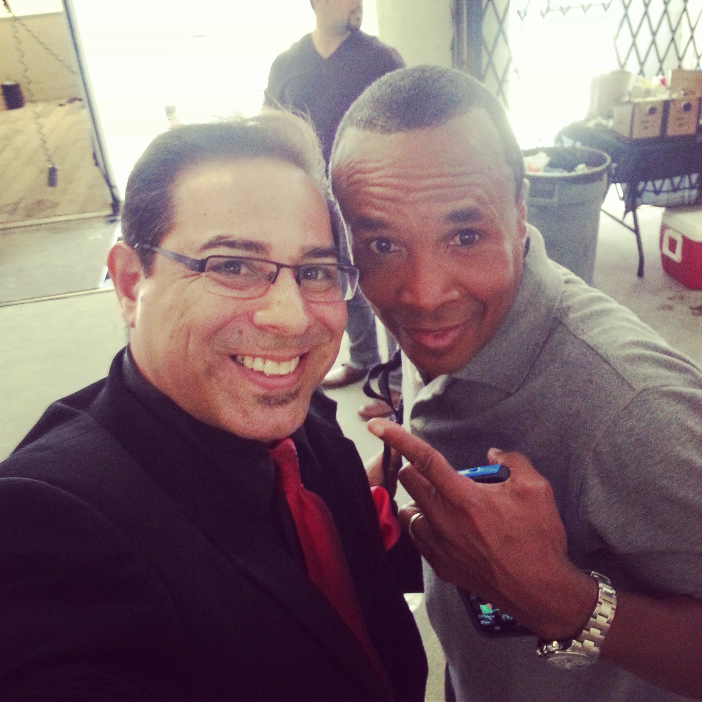 with the legend Sugar Ray Leonard