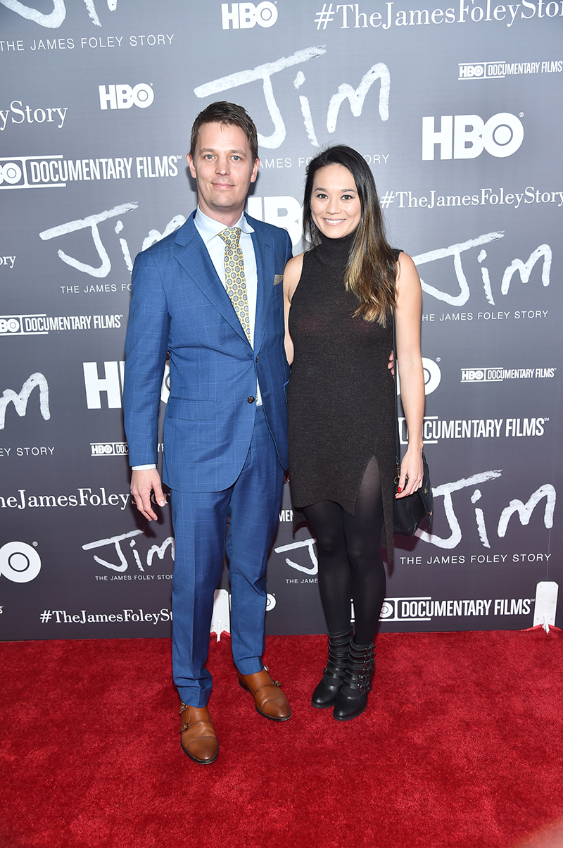 Brian Oakes (Director) and Eva Lipman (Producer) of 'Jim: The James Foley Story