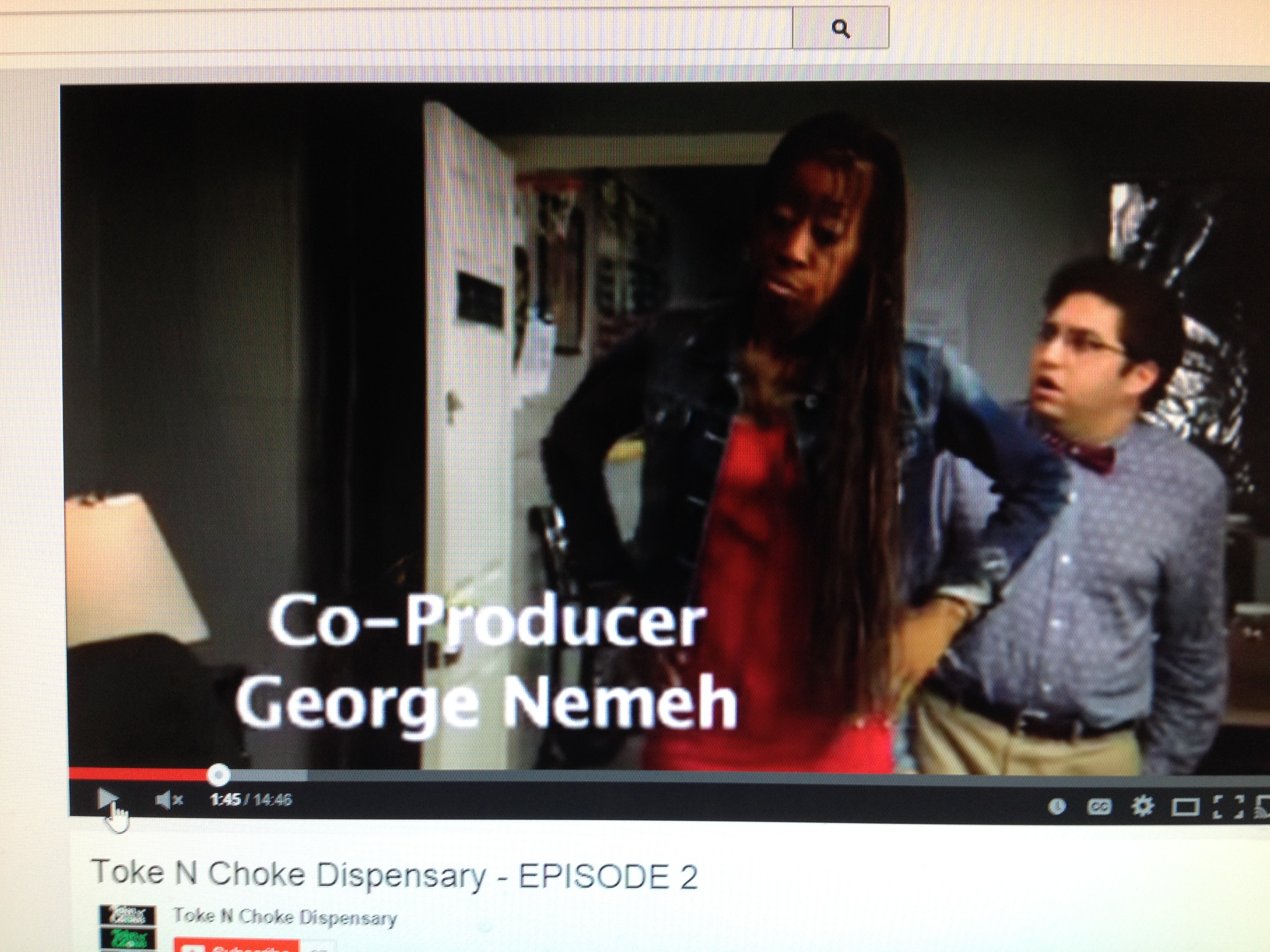 Co-Producer George Nemeh! ! I believe very soon George's name will be added on IMDb. Friend of ours send us this screen shot...thanks