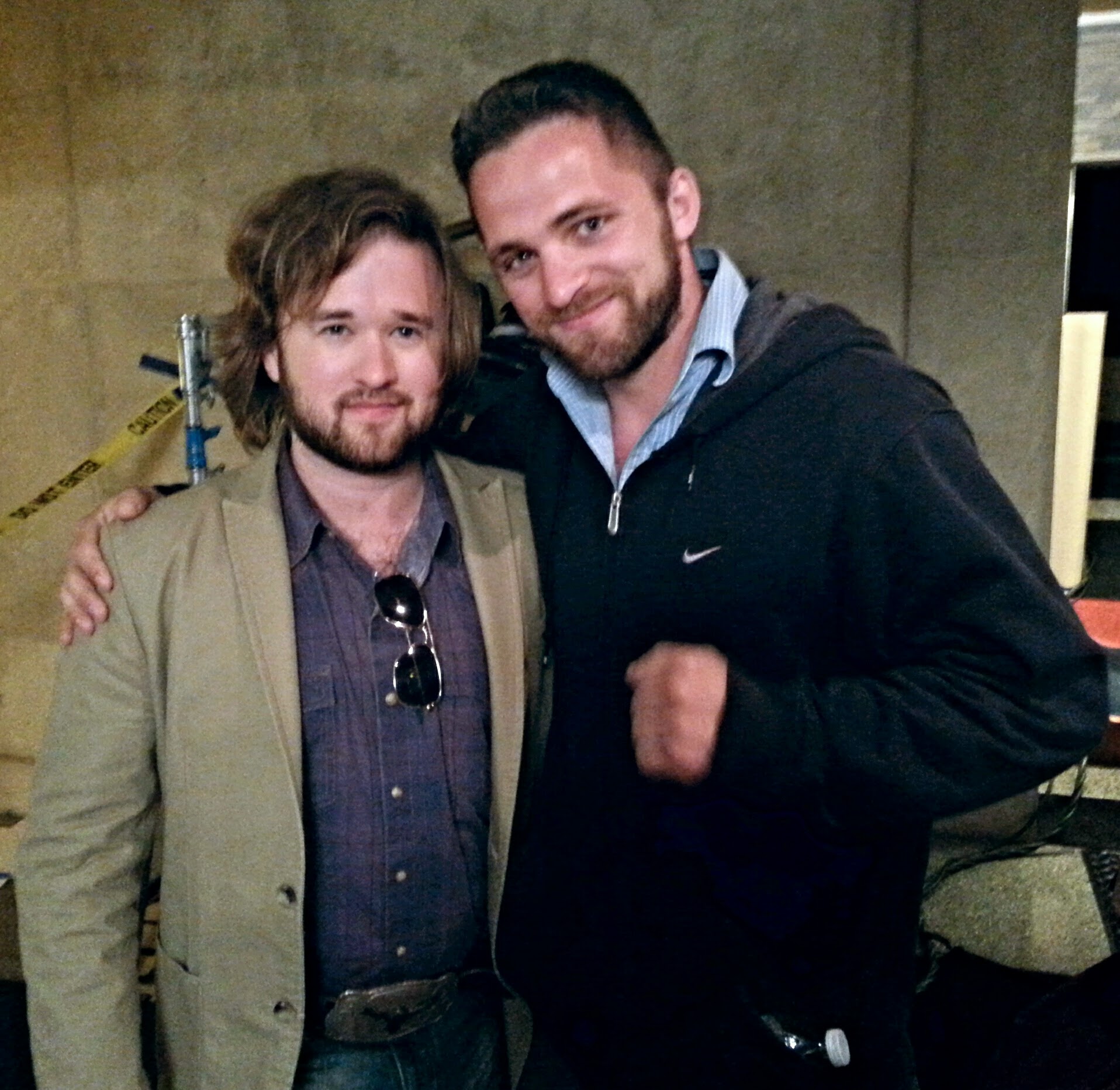 Troy Musil with Haley Joel Osment.
