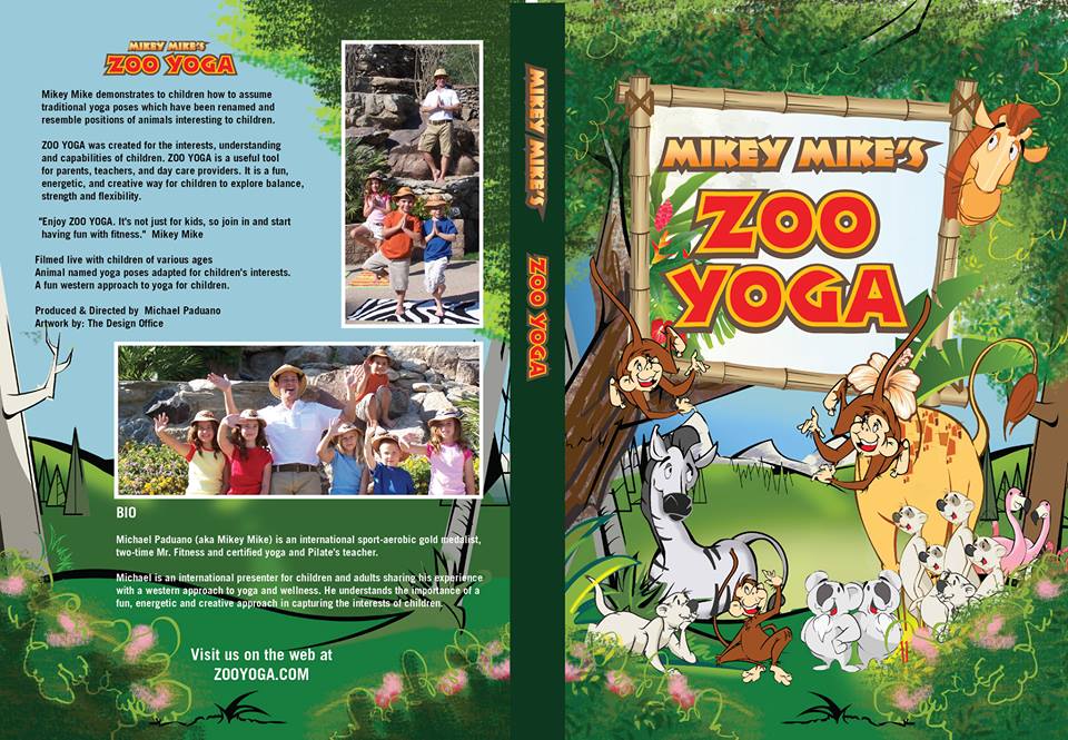 My new cover for Mikey Mike's ZOO YOGA DVD for children