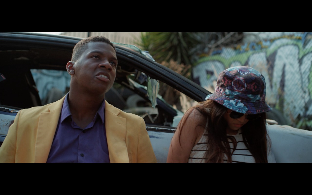 Still of Karen Ann Cabrera and Cameron Blunt for The Funny Man