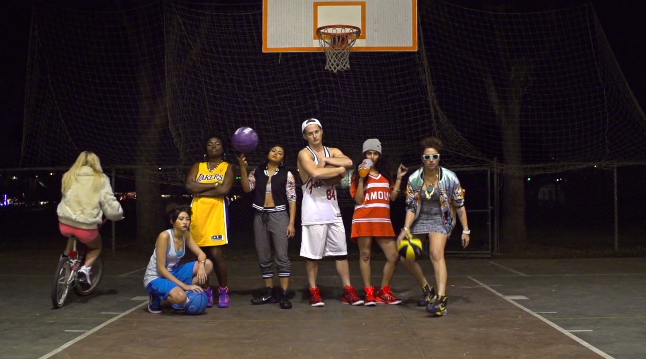 Still of Karen Ann Cabrera, Brooke DiTullio, Derek Sullivan Smith, Jennifer Churchich, Amanda Juni, and Kausar Mohammed for Nike Spec Commercial