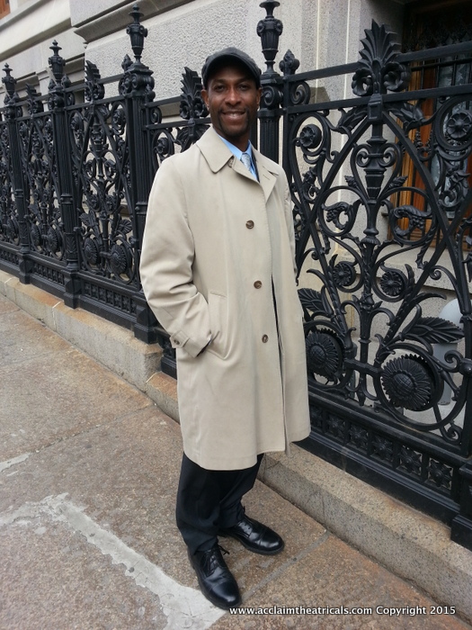 Gregory Mikell with a bit of British fashion sense, on the streets of lower Manhattan (2015)