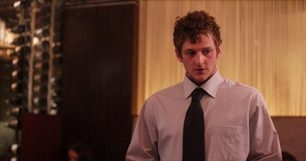 Jerod Meagher as a server in 'Encounter' directed by Christine Shin