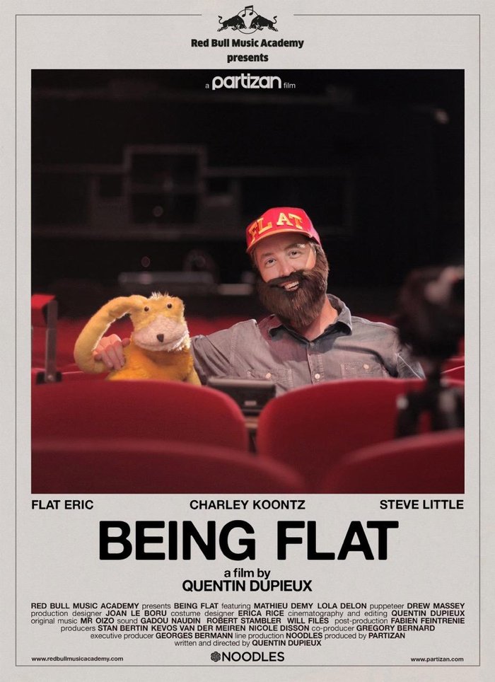 Steve Little and Flat Eric in Being Flat (2015)