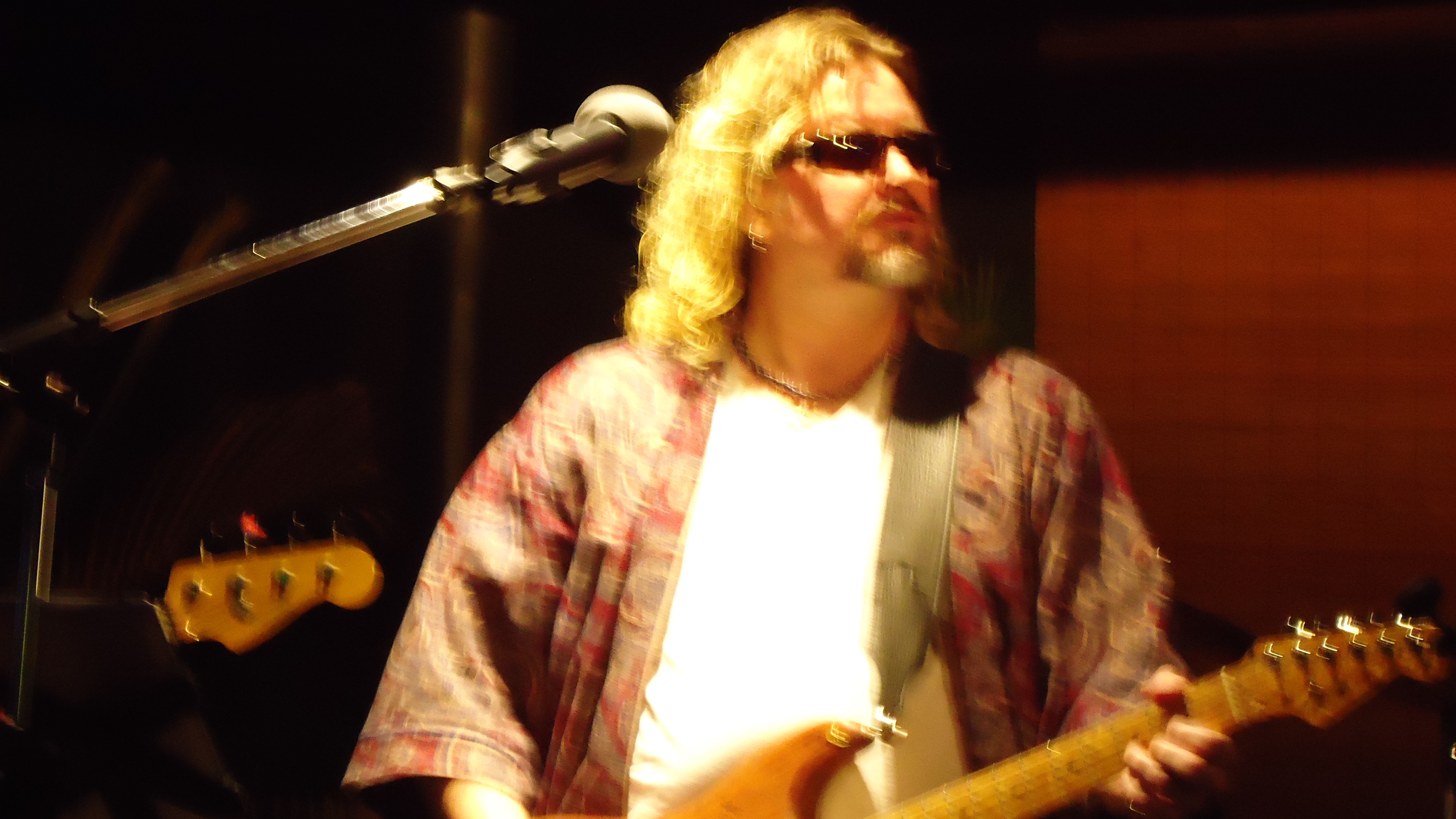 Halloween show. Dressed up as The Dude from Big Lebowski