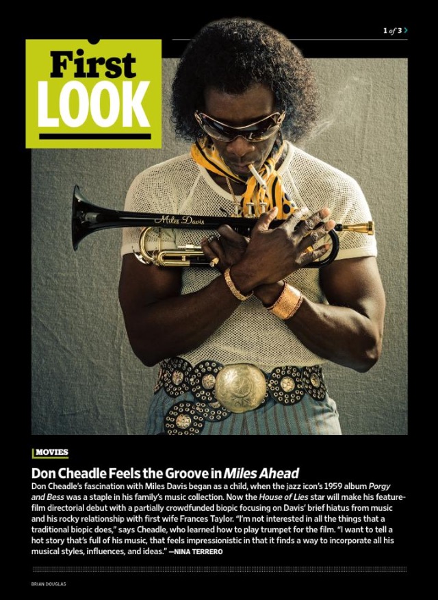 First look at Don Cheadle as Miles Davis in MILES AHEAD