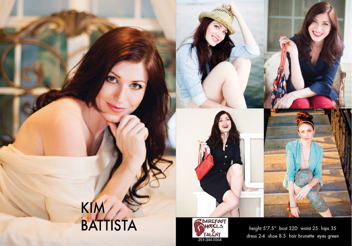 Comp Card with Barefoot Models, Al