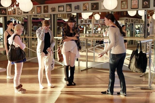 Still of Sutton Foster, Emma Dumont, Kaitlyn Jenkins, Bailey De Young and Julia Goldani Telles in Bunheads (2012)