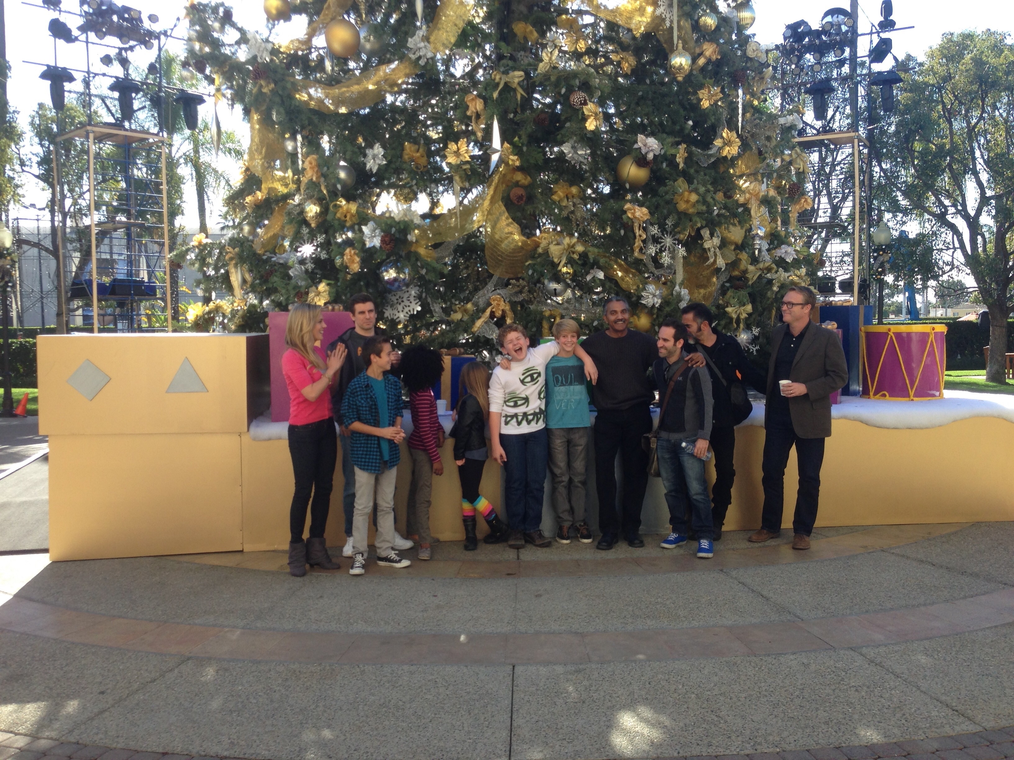 Henry Danger Cast (L-R) Kelly Sullivan, Cooper Barnes, Colby Severance, Rielle Downs, Ella Anderson, Sean Ryan Fox, Jace Norman, Duncan Bravo, Ben Giroux, Max Daniels and Brendan Ford